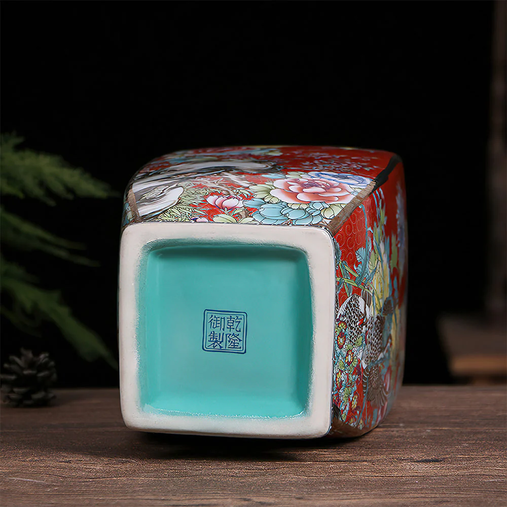 Vase Chinois Rectangulaire – Image 5