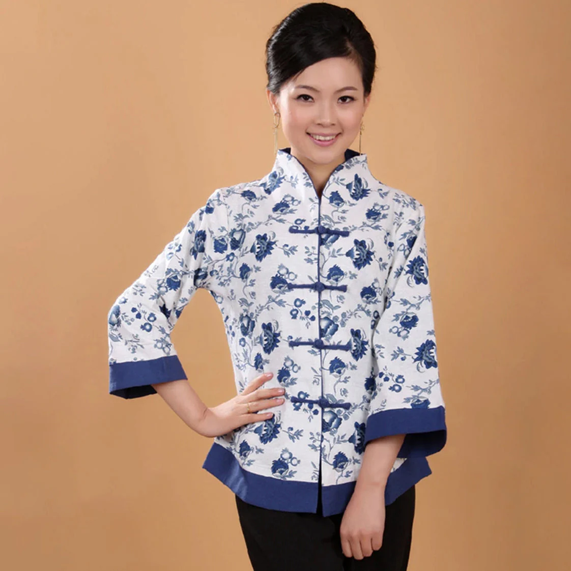 Veste Chinoise Femme Grande Taille