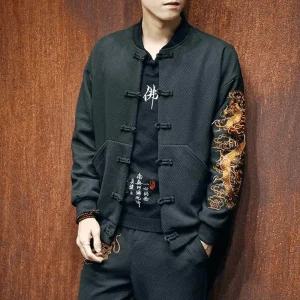 Veste Chinoise Homme Blazer