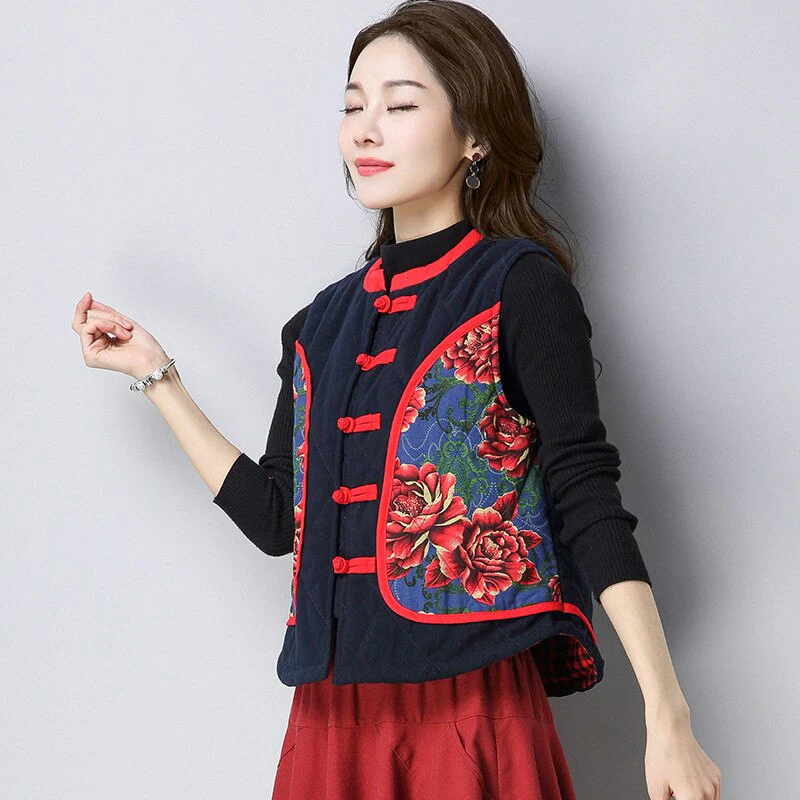 Veste Chinoise Matelassée Femme – Image 3