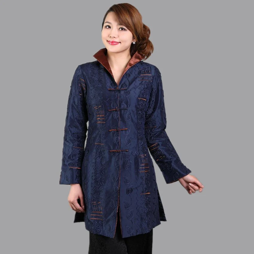 Veste Longue Chinoise Femme – Image 3