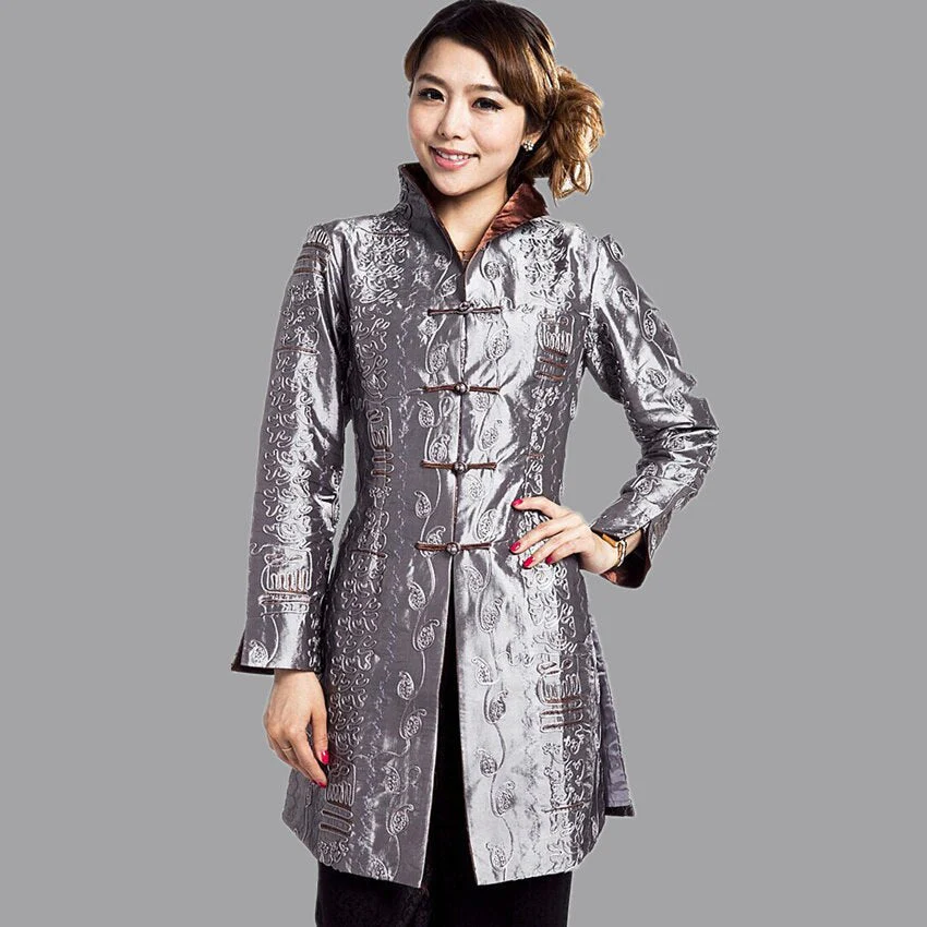 Veste Longue Chinoise Femme – Image 6